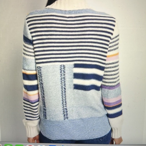 Patterned Button-Up Sweater - Picture 2 of 4